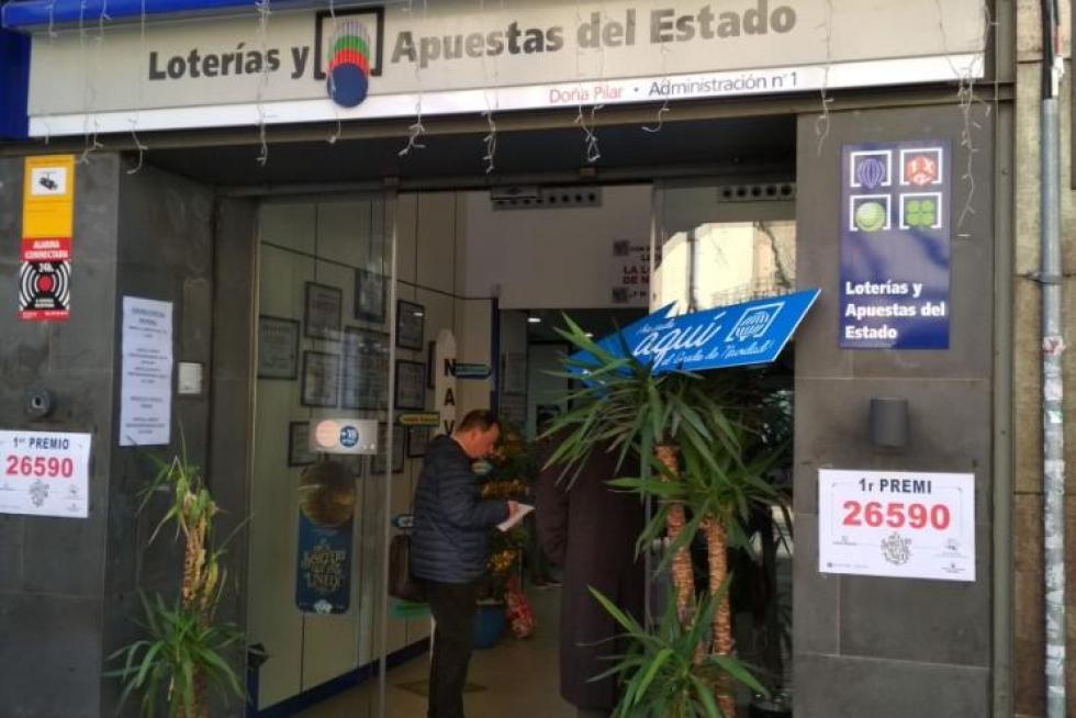 La administración número 1 de Salou, donde se ha despachado el Gordo.