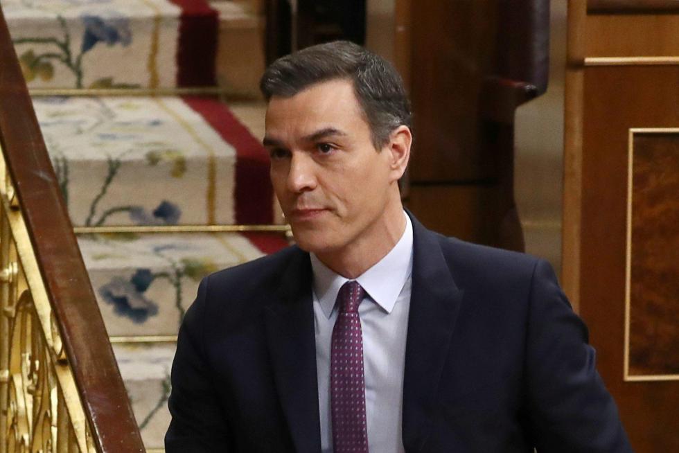 Imágenes de la primera jornada del debate de investidura de Pedro Sánchez.