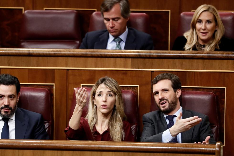 Segunda jornada de la sesión de investidura de Pedro Sánchez.
