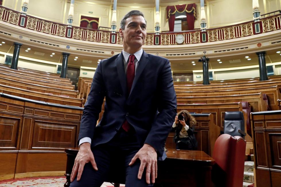 Pedro Sánchez, investido presidente del Gobierno en segunda votación.