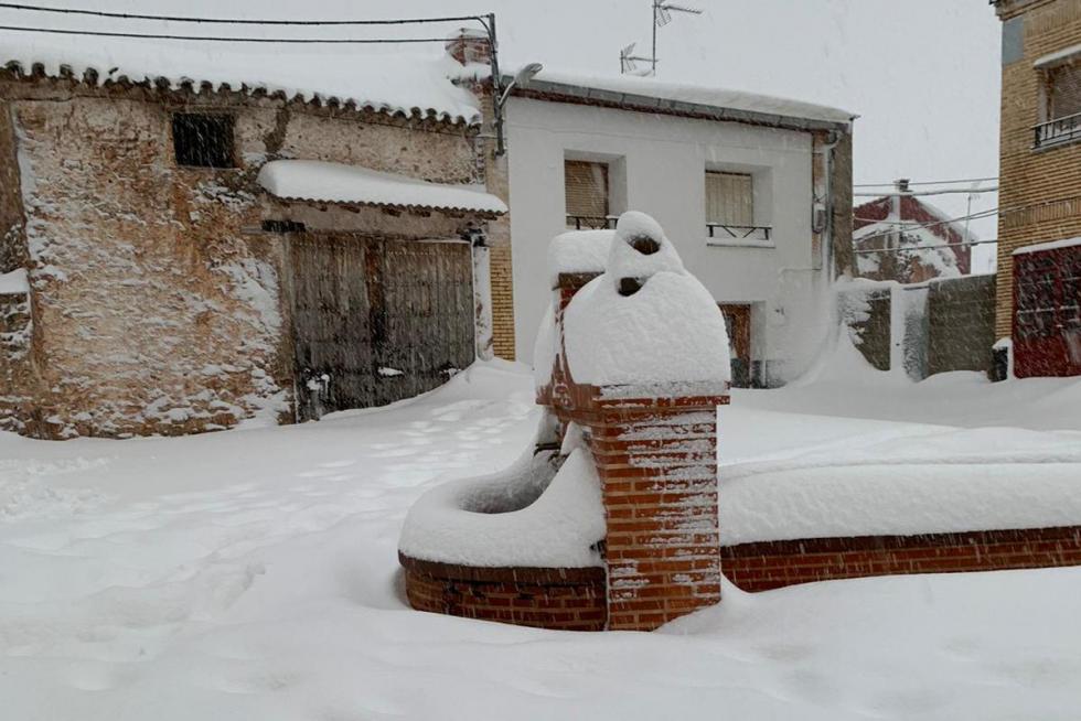 Nevada en Cucalón (Teruel)