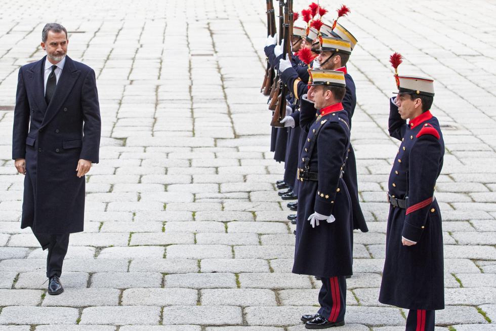 Funeral por la infanta Pilar en el Escorial.