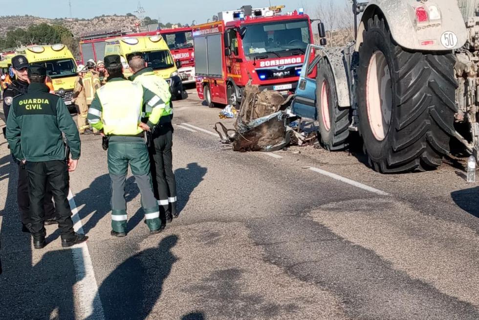 Accidente en Caspe