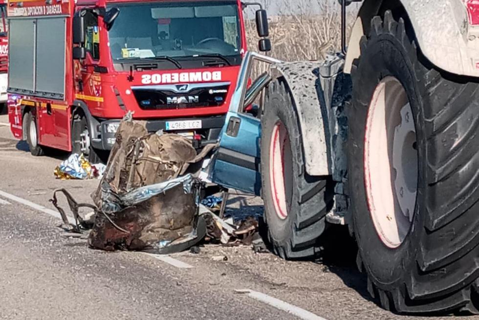 Accidente en Caspe