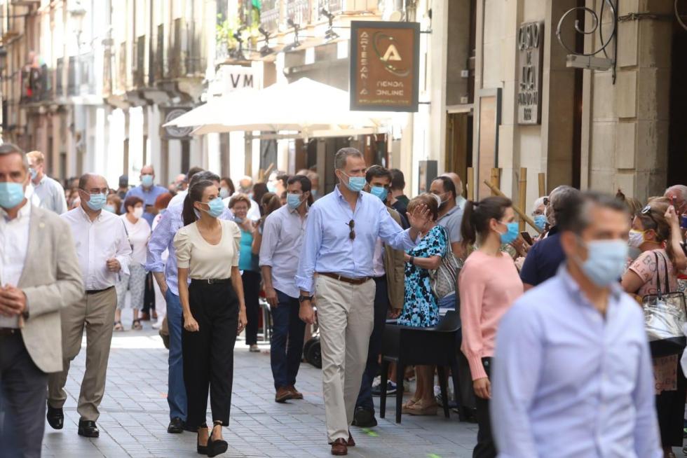 Imágenes de la visita de los Reyes a San Juan de la Peña y a Jaca