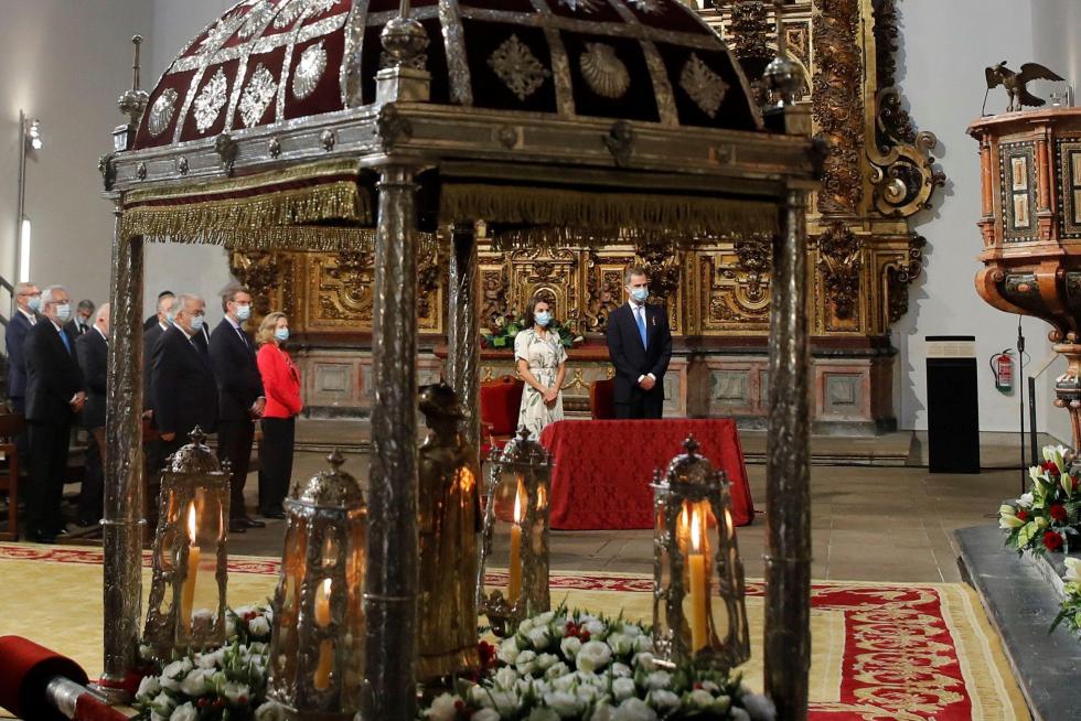 Los reyes presiden hoy la ofrenda al Apóstol en Santiago