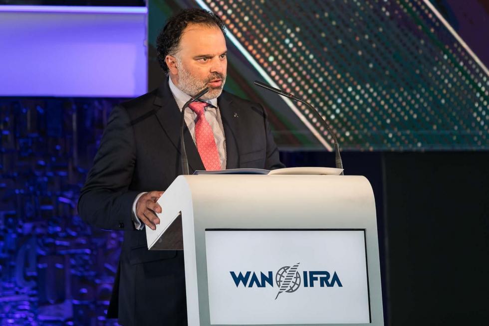 Fernando de Yarza López-Madrazo, durante su discurso.