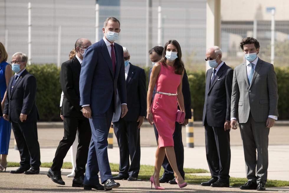 Los reyes Felipe y Letizia, en los actos del 125 aniversario de HERALDO.