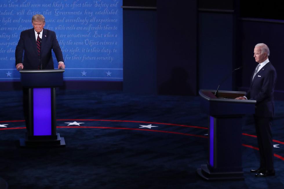 Biden y Trump protagonizan un primer bronco debate en Estados Unidos