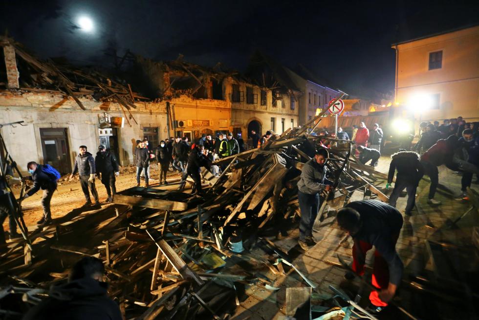 Terremoto en Croacia