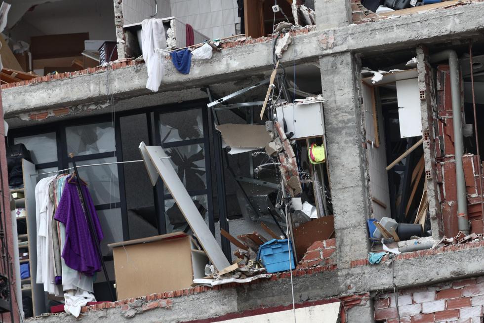 Fuerte explosión en el centro de Madrid.