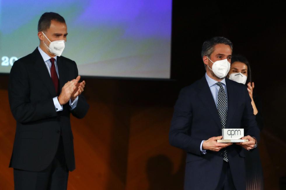 Los reyes presiden la entrega de premios de la APM