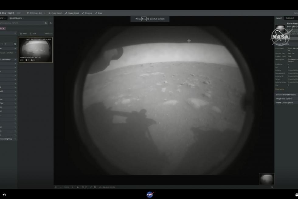 NASA Perseverance Rover Landing Day