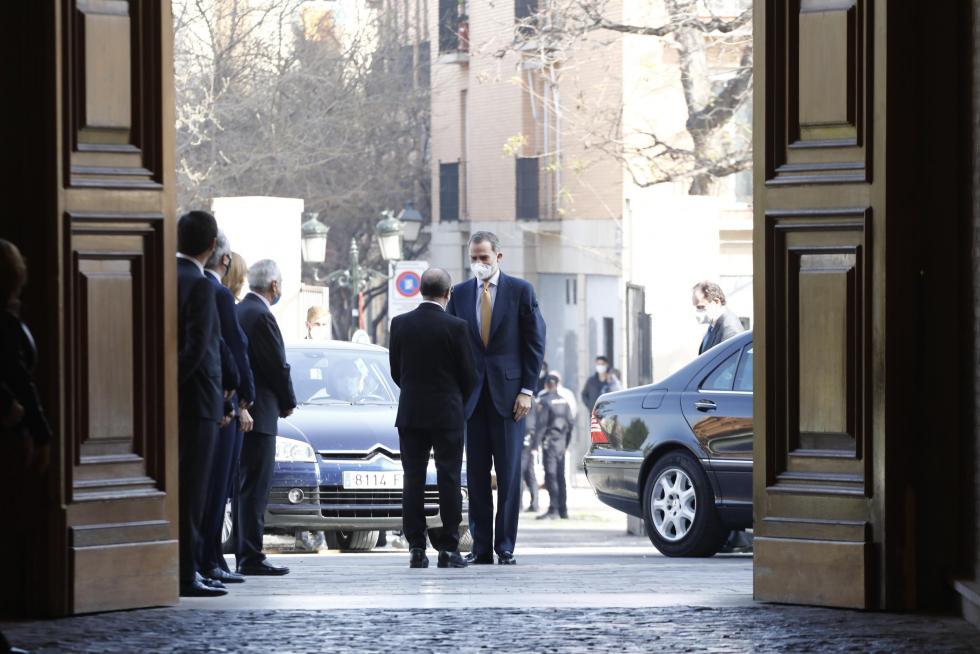 El Rey Felipe VI preside la cumbre de la CEOE en Aragón