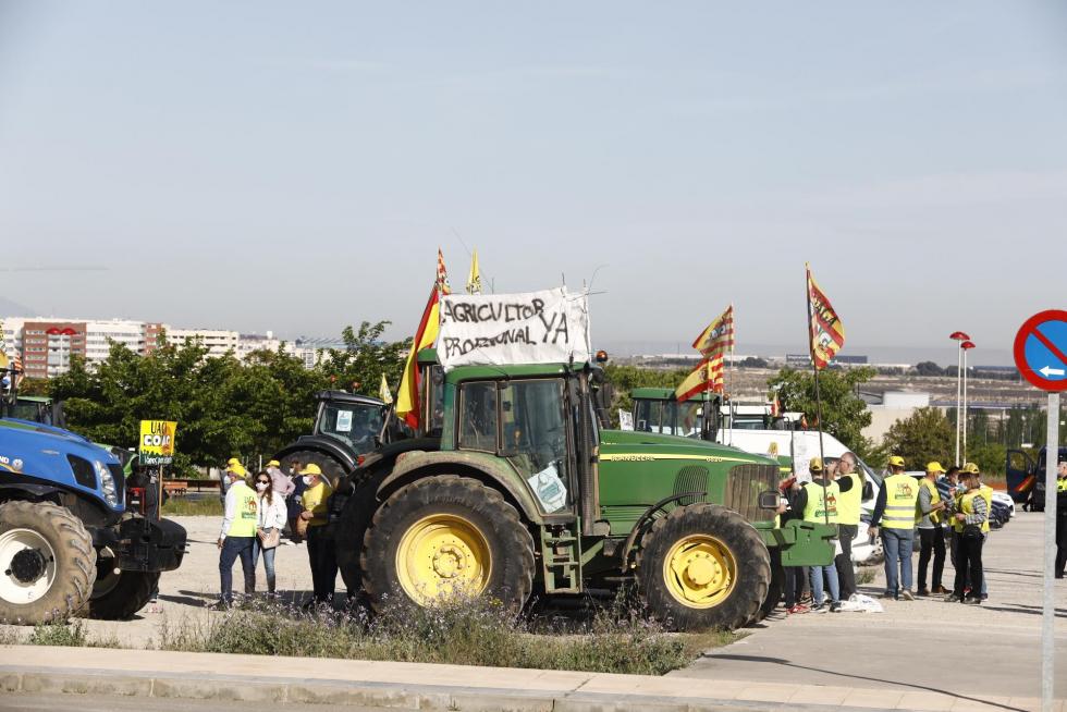 Manifestación por la PAC en Zaragoza, Ejea y Cariñena