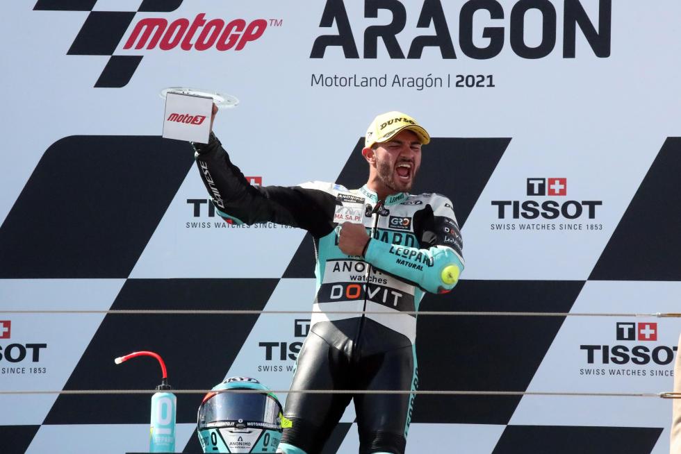 El italiano Dennis Foggia se impone en Moto3