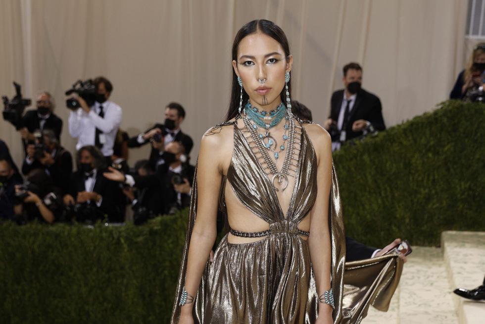 New York (United States), 13/09/2021.- Kehlani poses on the red carpet for the 2021 Met Gala, the annual benefit for the Metropolitan Museum of Art's Costume Institute, in New York, New York, USA, 13 September 2021. The event coincides with the Met Costume Institute's first two-part exhibition, 'In America: A Lexicon of Fashion' which opens 18 September 2021, to be followed by 'In America: An Anthology of Fashion' which opens 05 May 2022 and both conclude 05 September 2022. (Moda, Abierto, Estados Unidos, Nueva York) EFE/EPA/JUSTIN LANE
USA NEW YORK MET GALA