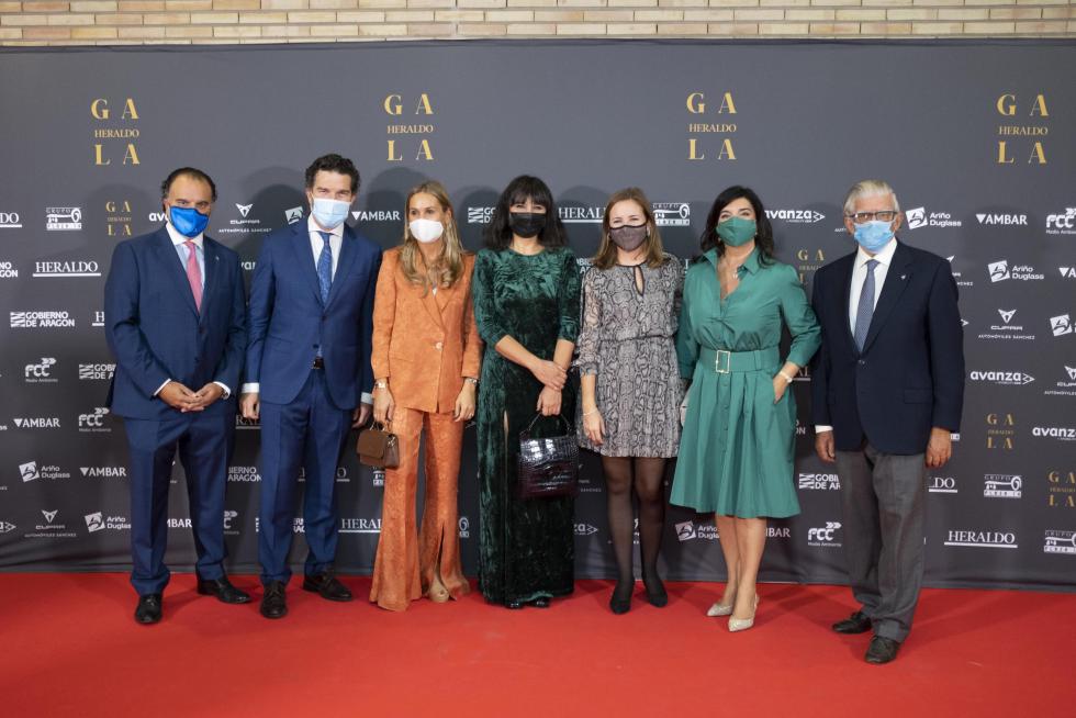 Alfombra roja de la Gala de Heraldo 'Aragón, mucho que contar'