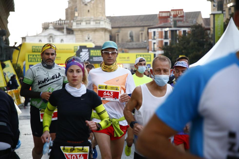 El maratón de Zaragoza 2021, en imágenes