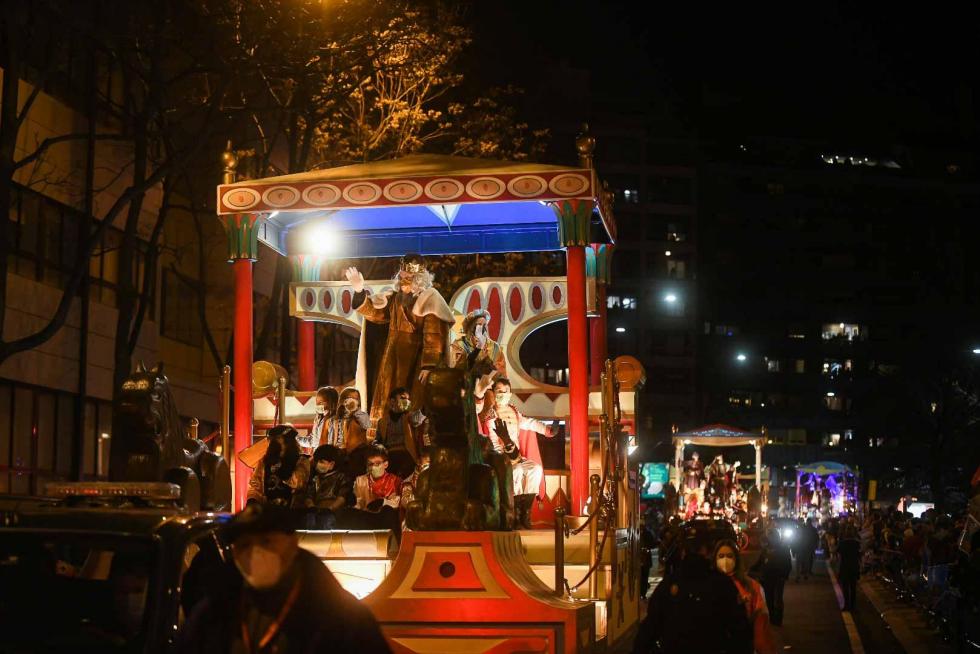 Foto de la cabalgata de los Reyes Magos de Zaragoza