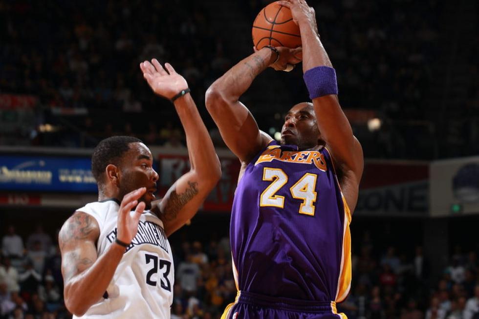 Kobe Bryant durante el encuentro.