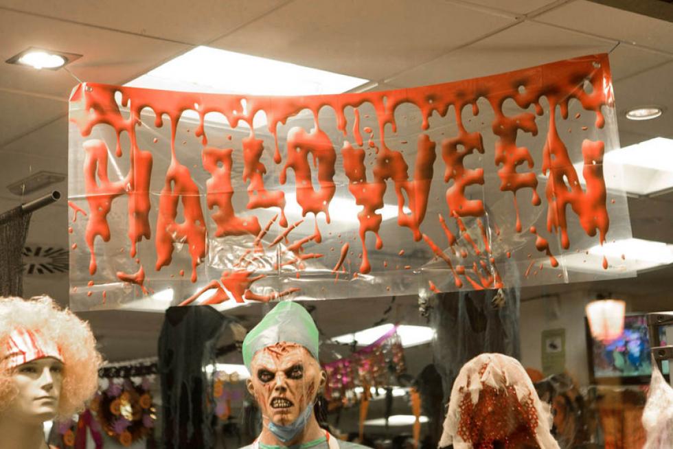 Preparativos de Halloween en Zaragoza