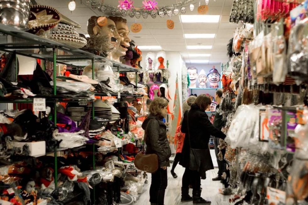Preparativos de Halloween en Zaragoza