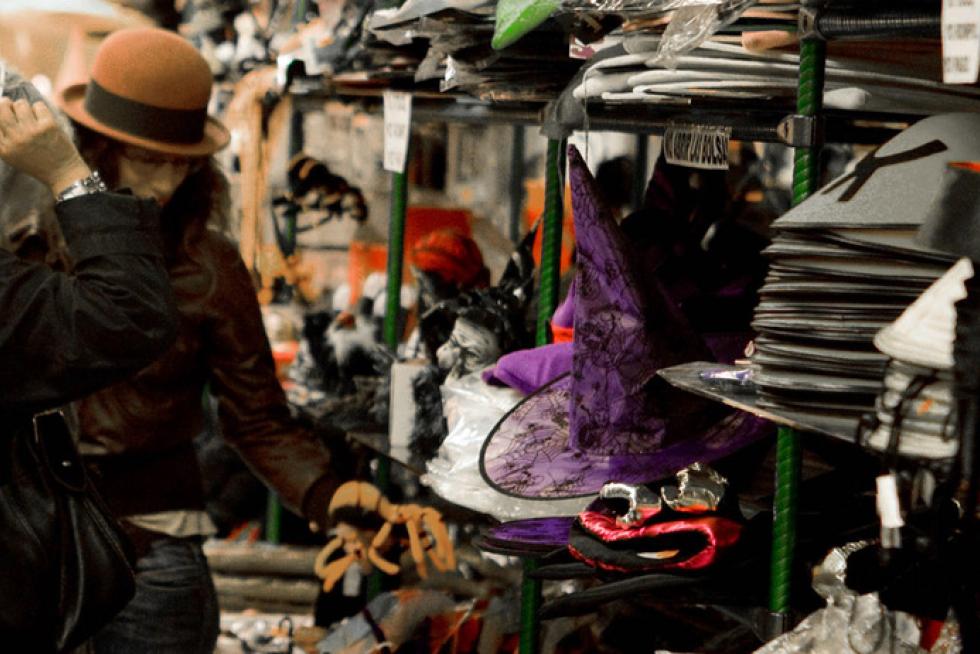 Preparativos de Halloween en Zaragoza