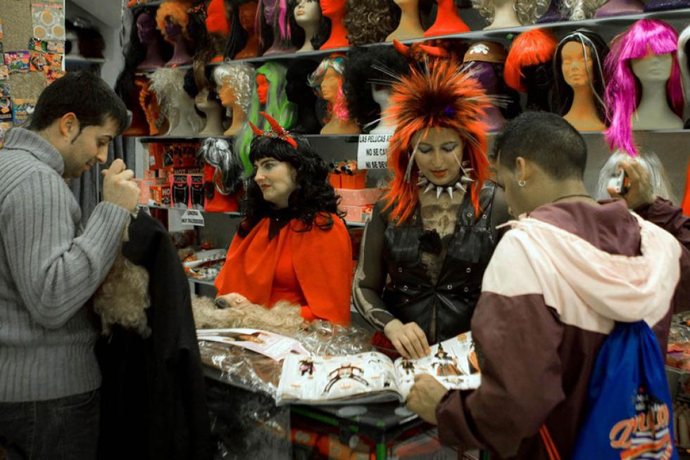 Preparativos de Halloween en Zaragoza