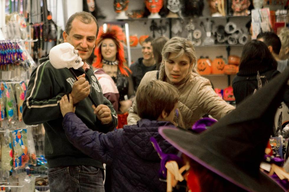 Preparativos de Halloween en Zaragoza