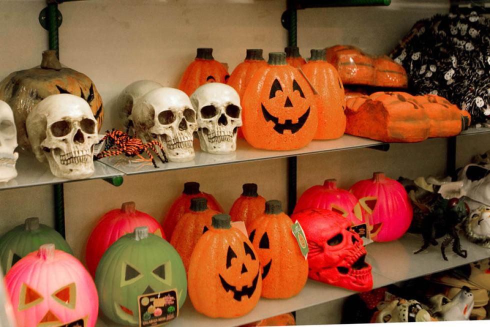 Preparativos de Halloween en Zaragoza