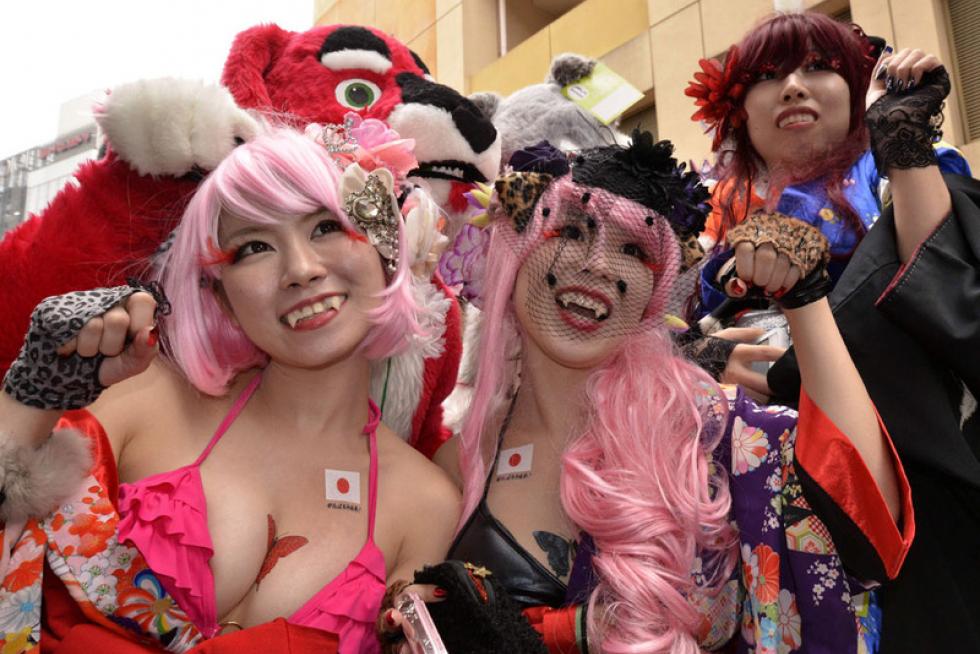 Fiesta de disfraces en Tokio