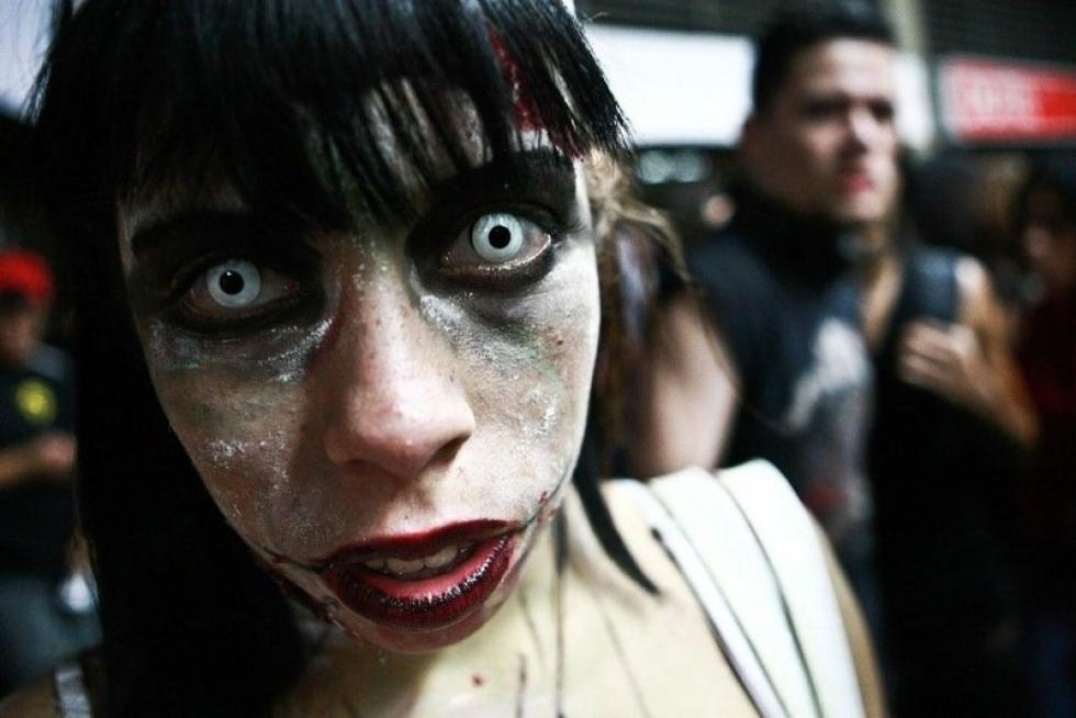 Preparativos de Halloween en Zaragoza