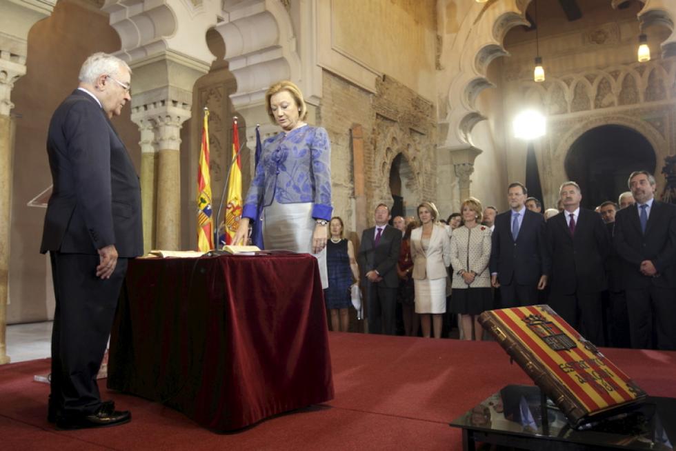 Luisa Fernanda Rudi toma posesión como presidenta de Aragón