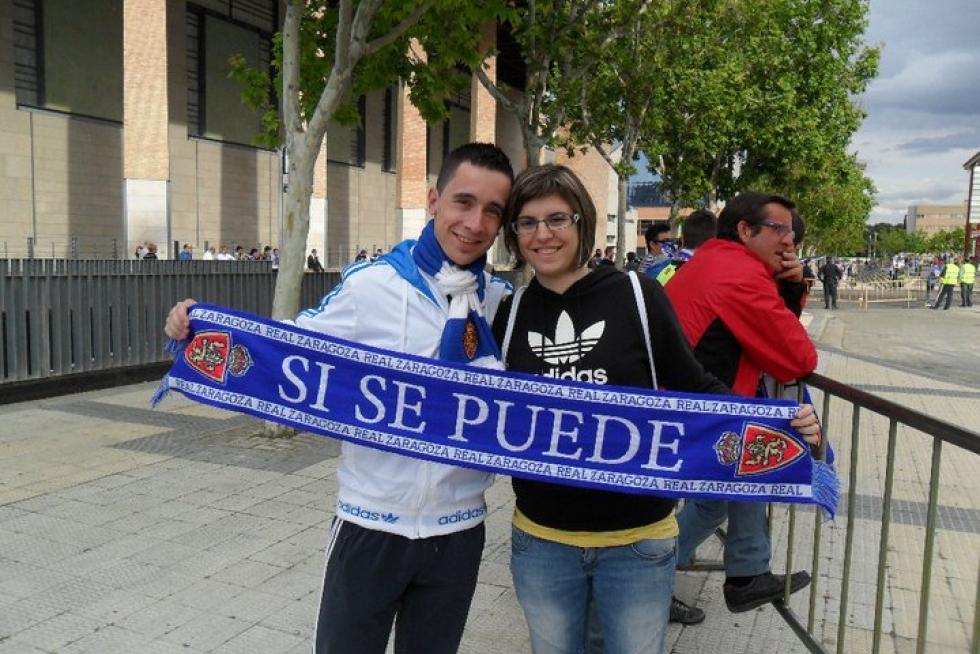 Esperando a los jugadores del Racing