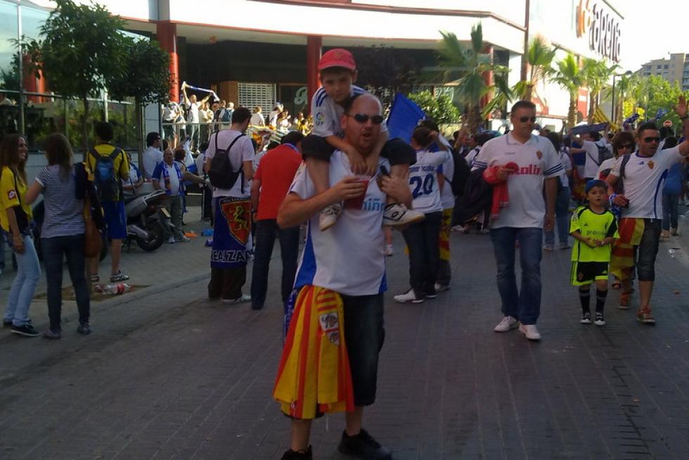 Entrada al Ciudad de Levante el año pasado, nos salvamos entonces y lo haremos este año. SI SE PUEDE¡¡