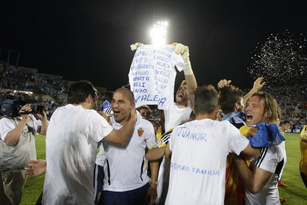 El Zaragoza continuará en Primera División gracias a la victoria en Getafe