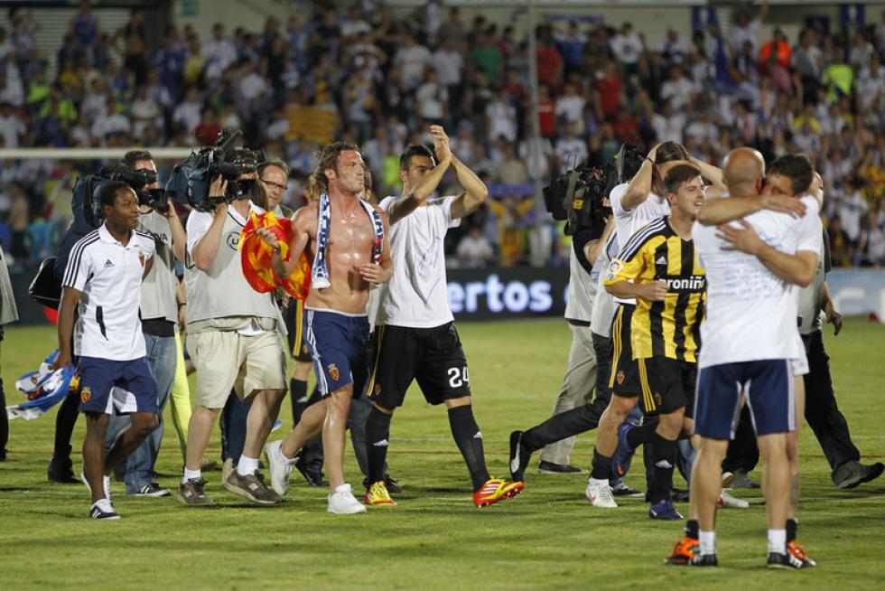 El Zaragoza continuará en Primera División gracias a la victoria en Getafe