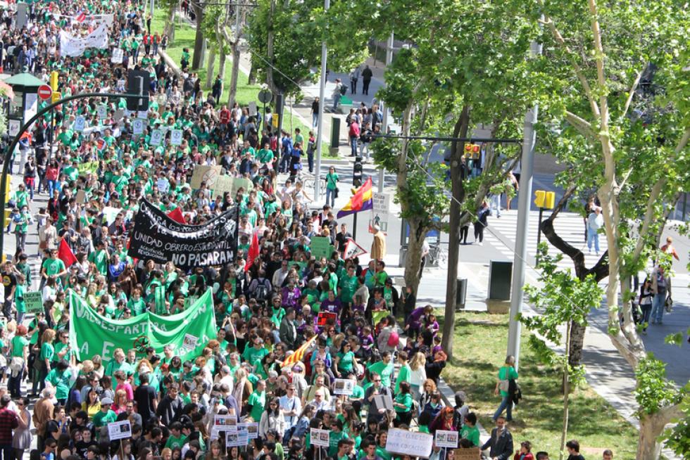 Jornada de paro en todos los niveles de la educación