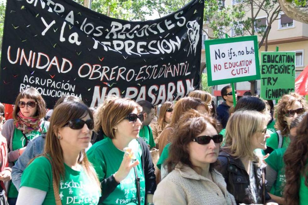 Jornada de paro en todos los niveles de la educación