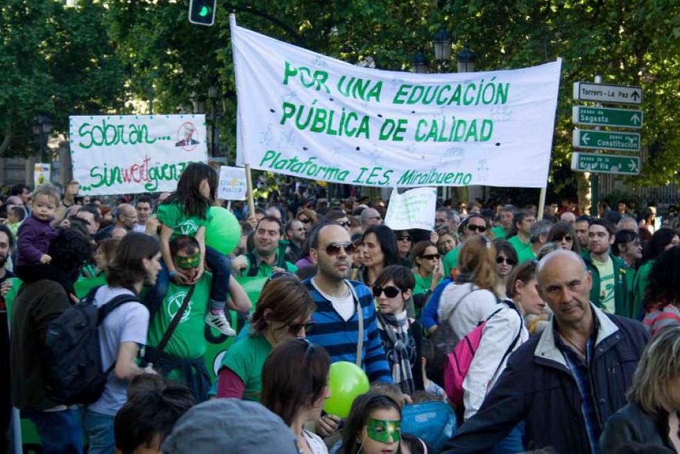 Jornada de paro en todos los niveles de la educación