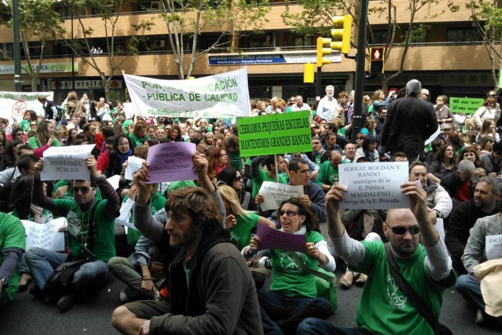 Jornada de paro en todos los niveles de la educación
