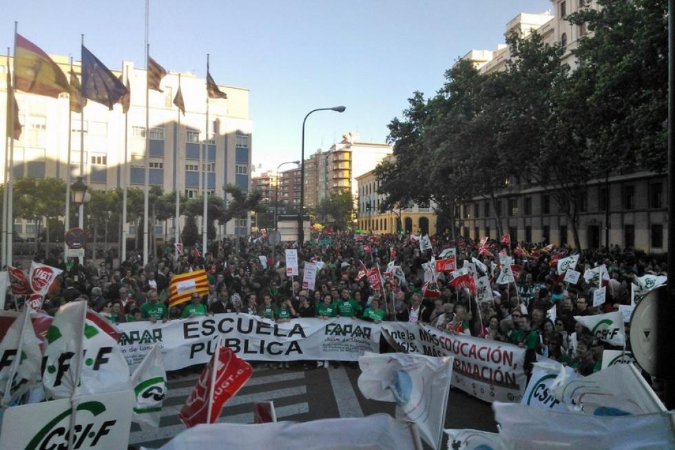 Jornada de paro en todos los niveles de la educación