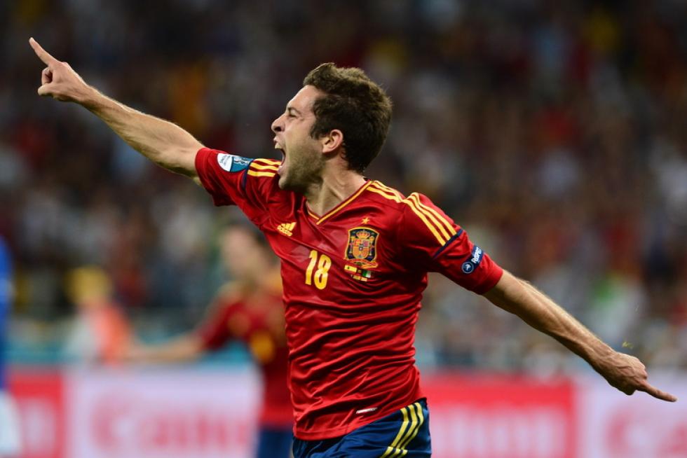 Imágenes de la final de la Eurocopa 2012, en la que se enfrentan las selecciones española e italiana
