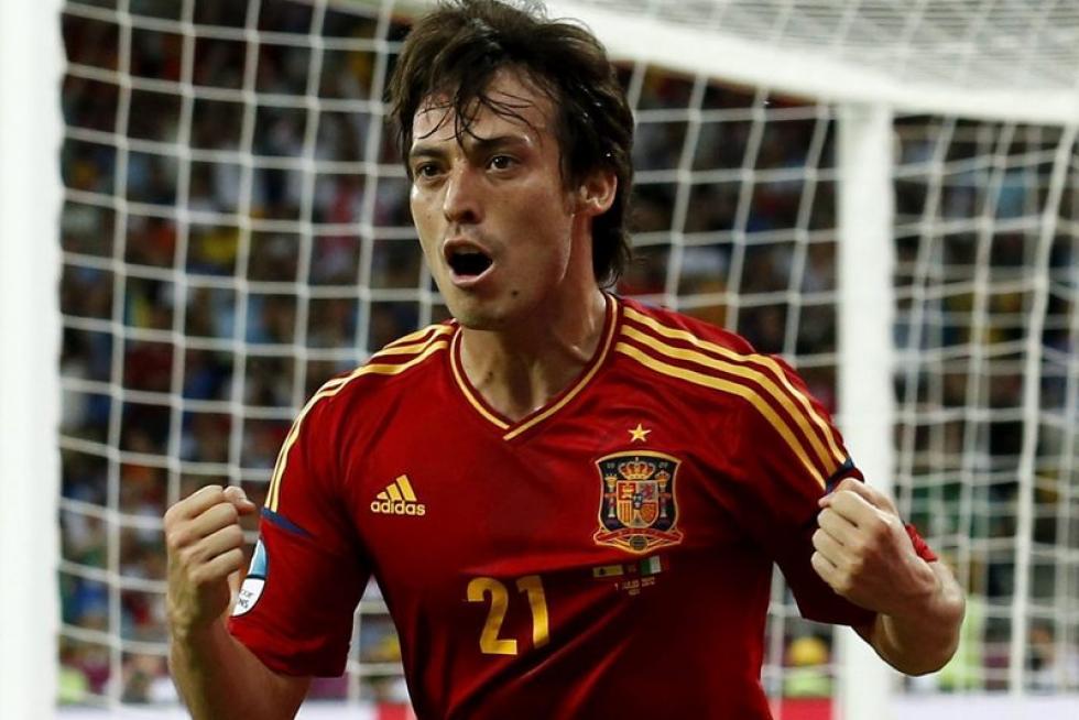 Imágenes de la final de la Eurocopa 2012, en la que se enfrentan las selecciones española e italiana