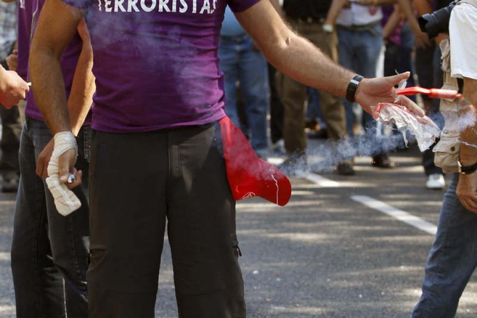 Manifestación minera en Madrid