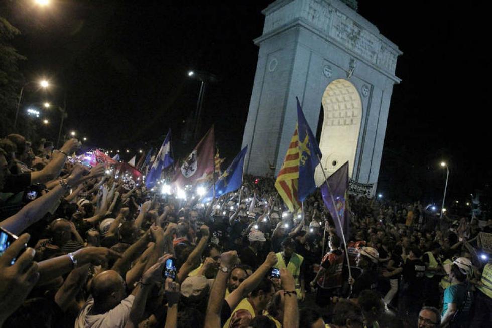 La marcha minera llega a Madrid