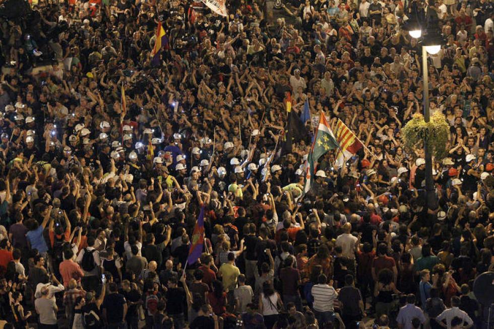 La marcha minera llega a Madrid