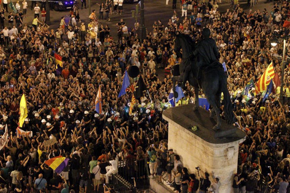 La marcha minera llega a Madrid