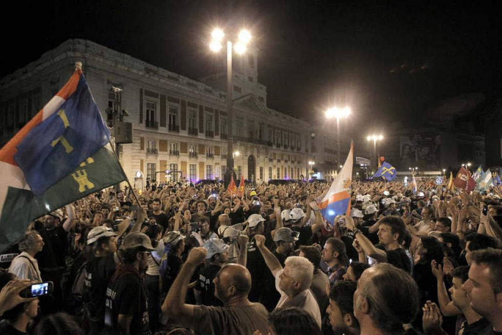 La marcha minera llega a Madrid